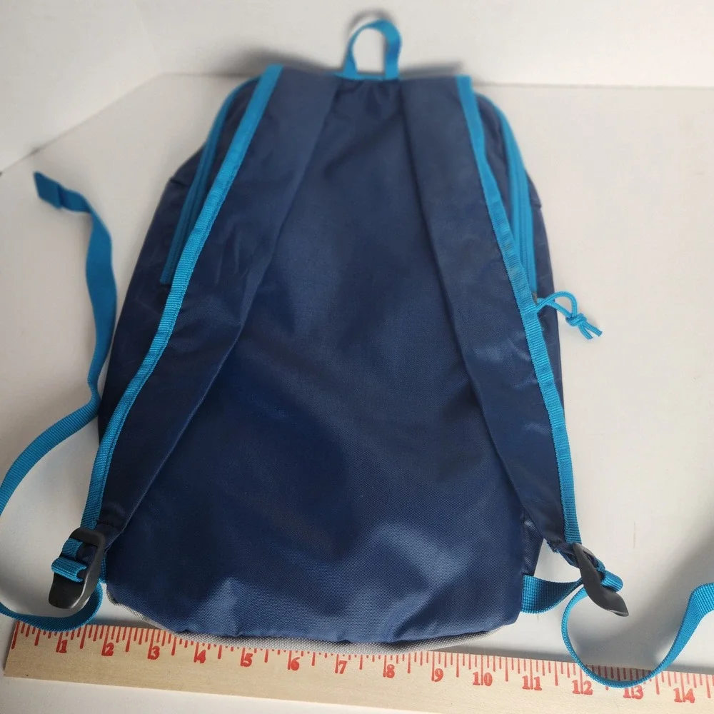 Ozark Trail Navy Blue Geometric Lightweight Hiking Backpack‎ Daypack Small